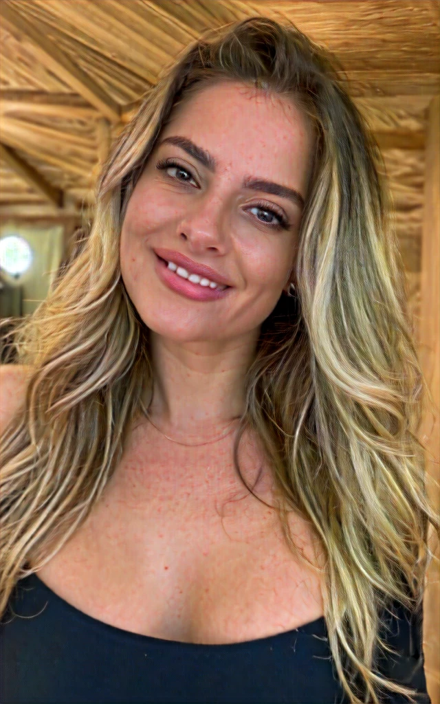 (((instagram-Foto in teurem Luxus-Spa)) Blonde natural wavy long hair influencer, who explores the latest luxury travel destinations and exclusive hotels worldwide and presents her followers with unforgettable holiday experiences., 8k, extremely detailed, Fotorealistisch, komplizierte Details, realistische Hauttextur, realistische Haare, Textur, Cheerful, 8k uhd, Best quality, high resolution, Detailgenauigkeit, big , High-End, Luxus