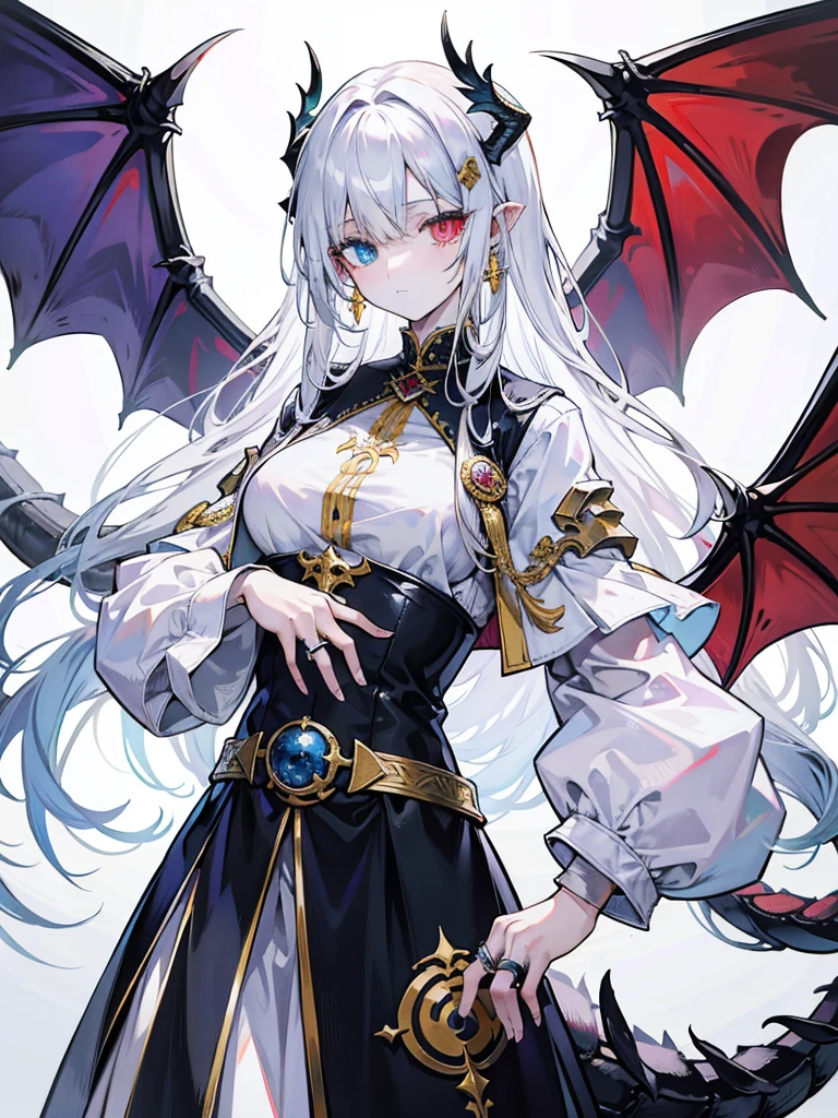 Monster angels that look sacred,His eyes are waiting for heterochromia,His whole body consists of a huge one-eyed eye,and a metal ring around one eye,The ring is crawling with the eyeball,The dragon has many wings on the white holy angel