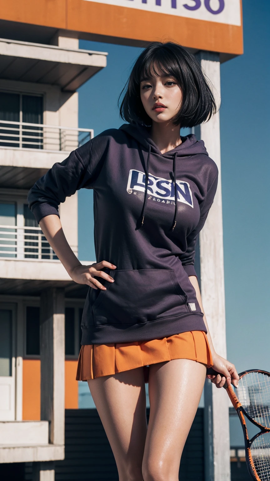 deux femmes ensemble de 18 ans sexy et mince , black short sleeve hoodie , salle de classe, se touche,position sey,sensuel,casquette
