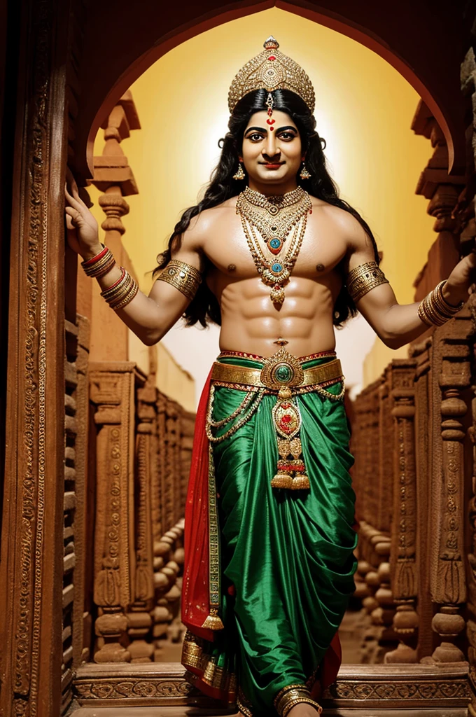 Baghwan Shree Krishna in his all majestic glory