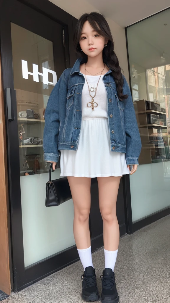 ((((Ultra HD))), One girl, casual, Are standing, (((Doll&#39;s knees, doll elbow, ((Doll joints:1.4, アクションフィギュアのhand足:1.4, Divided body))), [Mechanical body], (Segmented waist), (Doll&#39;s Waist), (Green Hair, emerald Green Hair over eye:1), Long Haircut, Pale skin, ((Green Eyes)), ((glowing Green Eyes)), (((ultra Fine grain:0.7, Beautiful and elaborate face, Fine grain:0.9))), ((Centered)), (Wide Shot), In-person audience, (((屋outside, forest, plant:0.9))), Medium chest, View your viewers, ((Half closed eyes)), ((完璧なhand)), (((head:1, arms, hips In the view, elbow, Thighs, In the view))), ((両handを横に)), Vibrant eyes, Beautiful lighting, outside, 屋outside, background, ((Defined Subjects)), Age 25, (head tilt), (((nice))), ((Vibrant)), (((High Contrast))),((4K resolution)),((High Quality Lenses)),((Lens ISO f4.5)),((Effect Blurred Edges +5)),((Eliminate chromatic aberration)),((Enable Canon Lens Correction)),break,((Best graphic model)),((Bright balance and soft ratio)), ((Medium Dark Balance)),((Dark Area 30%)),((((Contrast 10%)), break,((Ratio sun rays 60%)),((Skylight 10%)),break,((Highest quality, 8K,RAW Photos)),Japanese style color, Soft Beam Light, Afternoon Light,break,((Fixed finger, hand))