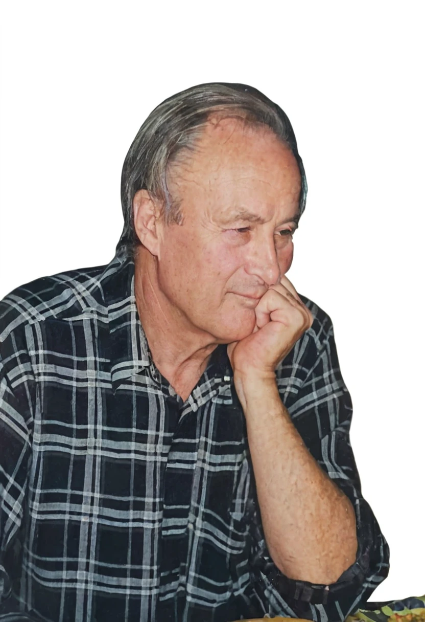 Homme d’Arafed assis à une table avec une assiette de nourriture, deep in thought, photo d&#39;one male, Bill Sienckiwicz, andrzej sykut, sad man, taken in the mid-2000s, janusz jurek, prise en 1 9 9 7, astor alexandre, a photo d&#39;one male