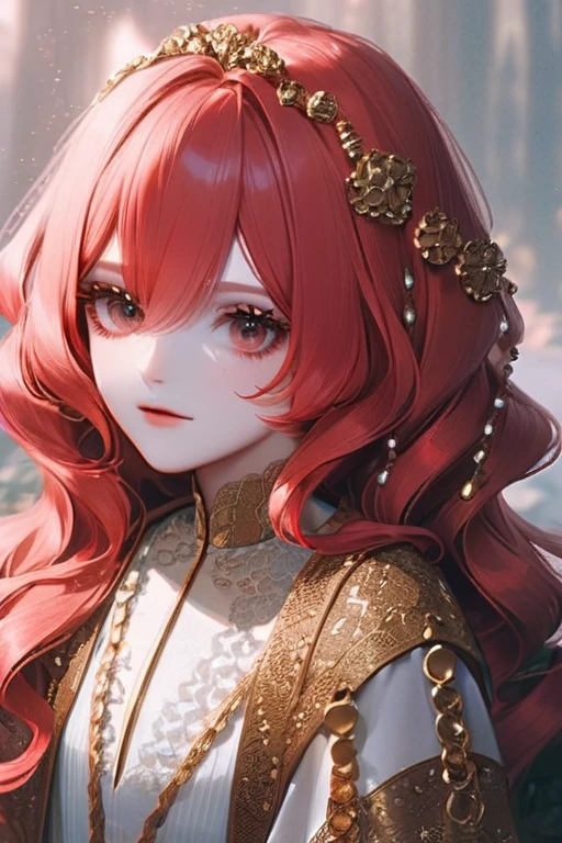 ((Лучшее качество)), ((шедевр)), (подробный), the girl with red hair,
