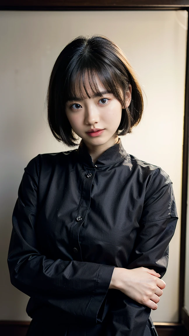 8K, RAW Portrait (Japanese women),masterpiece,Photorealistic:1.2,Realistic,Ultra-high resolution,Highest quality, ( in the evening :1.1), ((((1 female:1.5)))),(Cute face:1.3),Japanese women,((office lady)),((本物のoffice lady)),Short Hairstyles,Slender body,In the room,Beautiful Eyes, Black Hair,(Written boundary depth:1.3)、 ((Dark brown eyes:1.2)),(Realistic skin texture:1.3)、(Immersive atmosphere:0.8、Chiaroscuro:1.2) ,((Embarrassed look:1.4)),((From belowの天井:1.2)),(smile:0.7),((She's wearing tiny white silk )),((Panty s,((A woman rolling up her skirt)),((From below:1.48)).((Crotch close-up:1.52)),((Spread your legs out to the side:1.4))