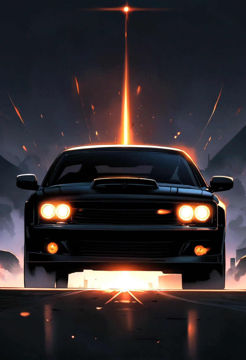 black car