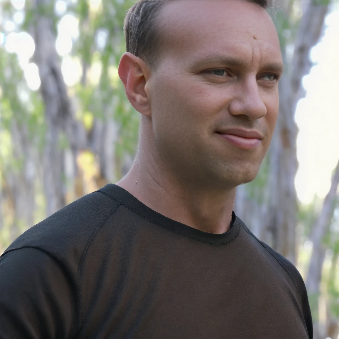 A man in a yoga studio, yoga mat, wood floor, wearing gym clothes, happy, (best quality,4k,8k,highres,masterpiece:1.2),ultra-detailed,(realistic,photorealistic,photo-realistic:1.37),HDR,UHD,studio lighting,ultra-fine painting,sharp focus,physically-based rendering,extreme detail description,professional,vivid colors,bokeh,detailed eyes,detailed nose,detailed lips,,yoga,meditation,peace,calm,serene,arms crossed, muscular, natural lighting,warm color tone,soft shadows Todder8 todder1