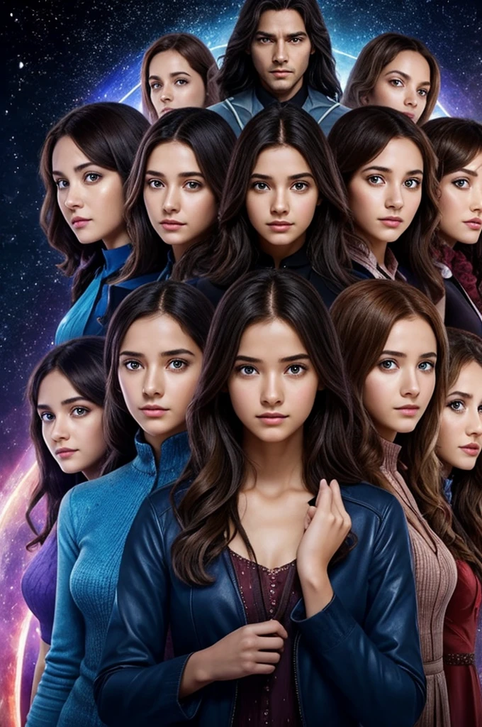 4Girls in the Dimension and a Lonely Man “I would like to have beautiful faces and beautiful eyes, seven women and one man, and they come from the portal dimension. The story is that seven handsome figures come together to become one. I want the character's body to be good and beautiful.