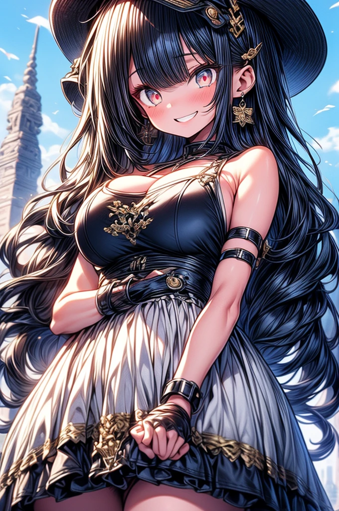 {{masterpiece, Highest quality, Highly detailed CG, unity 8k wallpaper, Cinema Lighting}}, Traditional Chinese Ink Painting, One girl, 1 Baby, Young woman holding baby, whole body, ancient architecture, blue sky, sunny day, wooden building, Famous protagonists, smile, Big eyes, Beautiful attention to detail, (Big Breasts, Cleavage), Round ass, Looking at the audience, Long eyelashes,