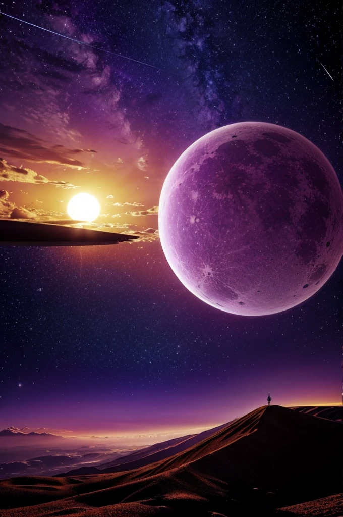 purple sun