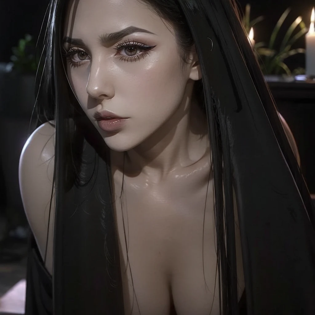 Sexy woman gothic makeup  sexy  sex
