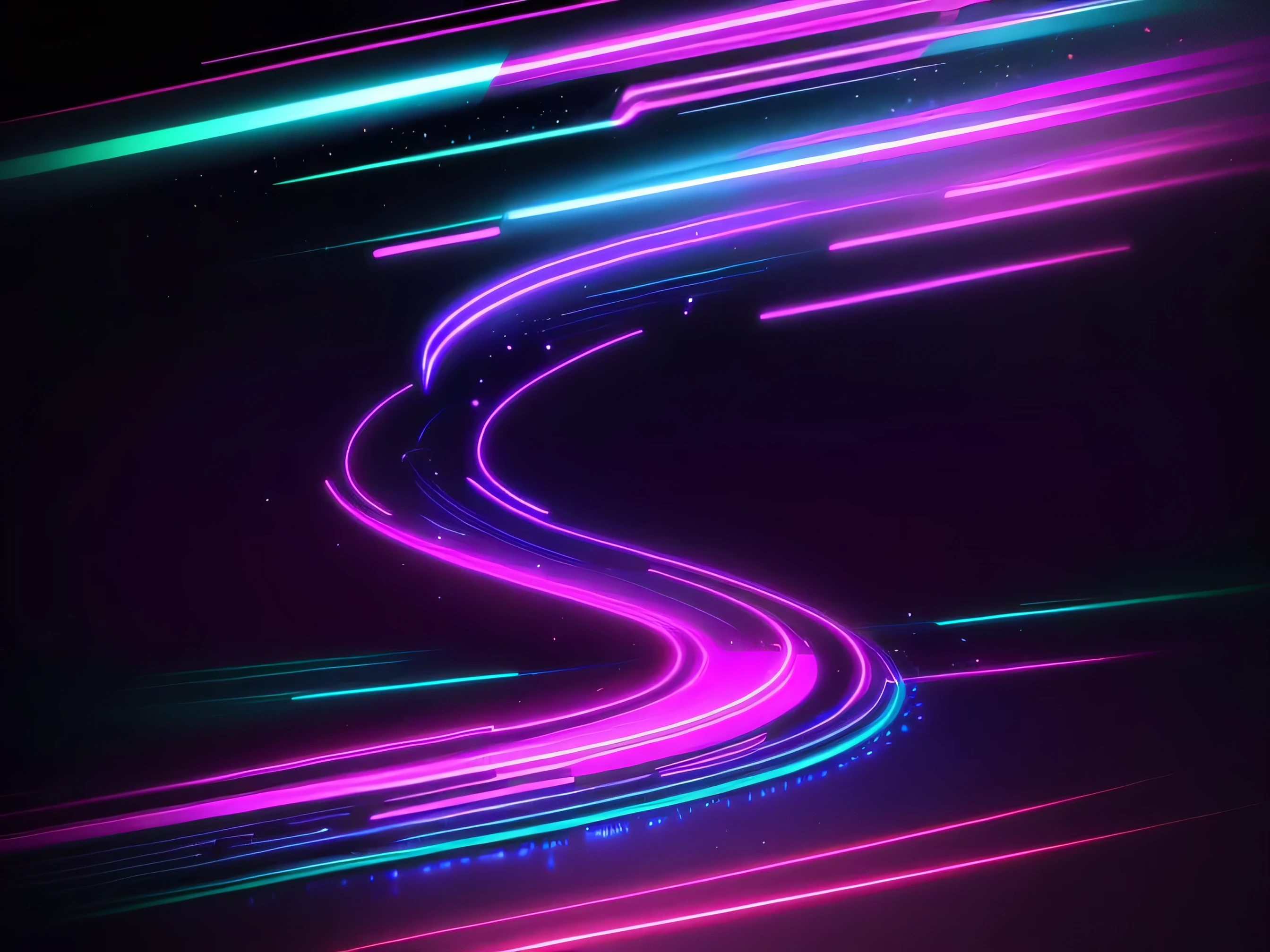 abstract background with glowing lines and stars, background with neon lighting, flashy modern background, neon lights in the background, neon glowing lines, neon lights in the background, neon background, glowing lines, neon background lighting, Glittering Background, illuminated neon lines, purple and blue neon, neon lines, illuminated glowing lines, cool background, neon light edge, streak lights