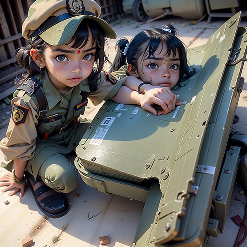 A Cute Girl Indian Army