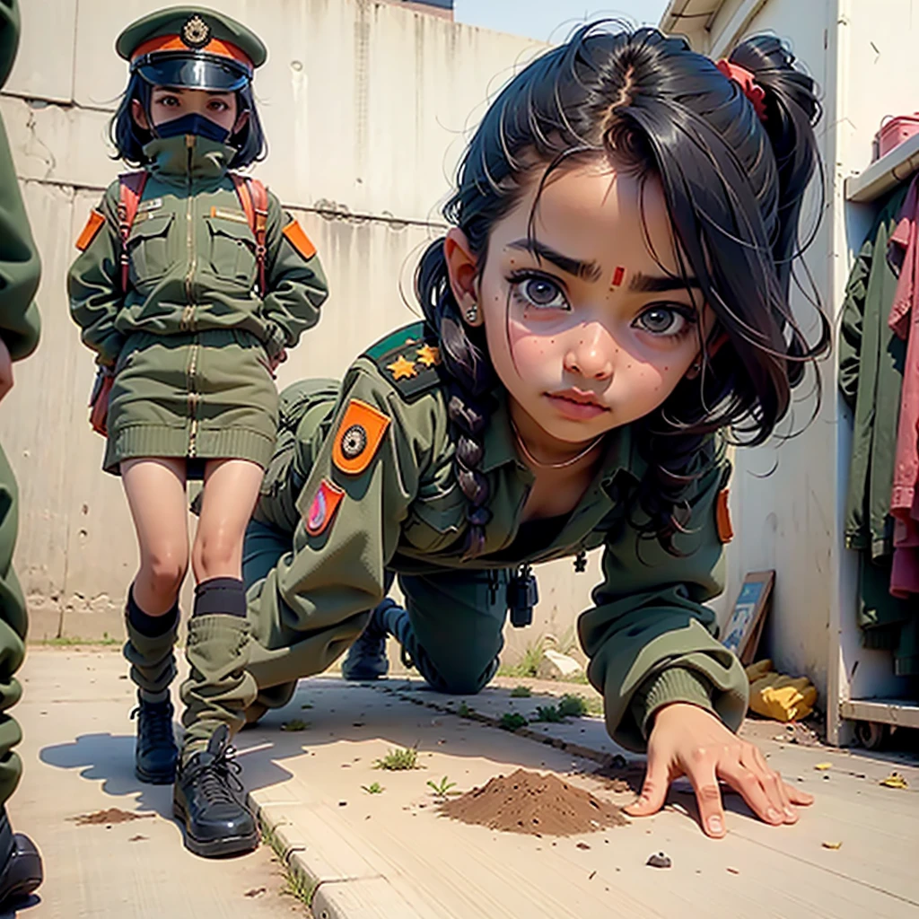 A Cute Girl Indian Army 