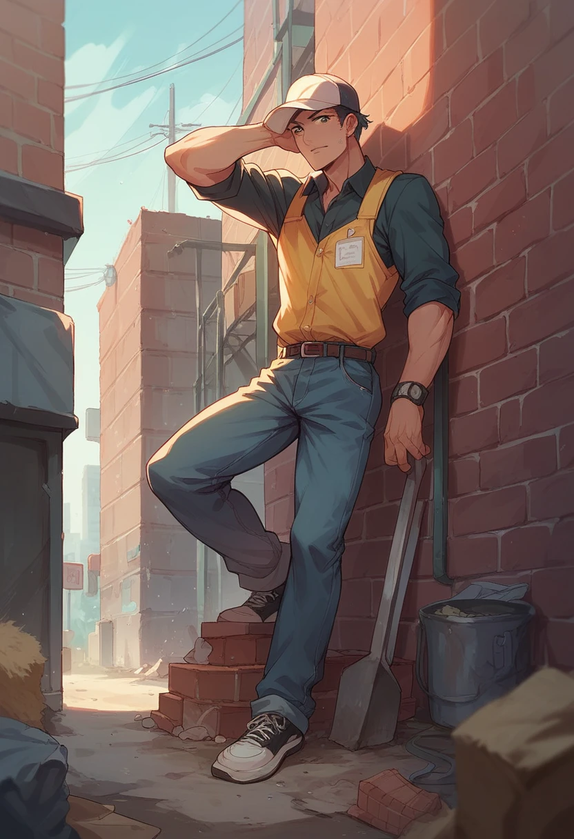 construction with bricks