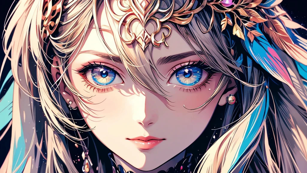 (masterpiece,Top,,Official Art,Beautiful Beauty:1.2),(1girl:1.3),Extremely detailed,Colorful,The most detailed,(Watercolor:1.3),Optical Hybrid,Playful pattern,Lively texture,Rich colors,Unique visual effects