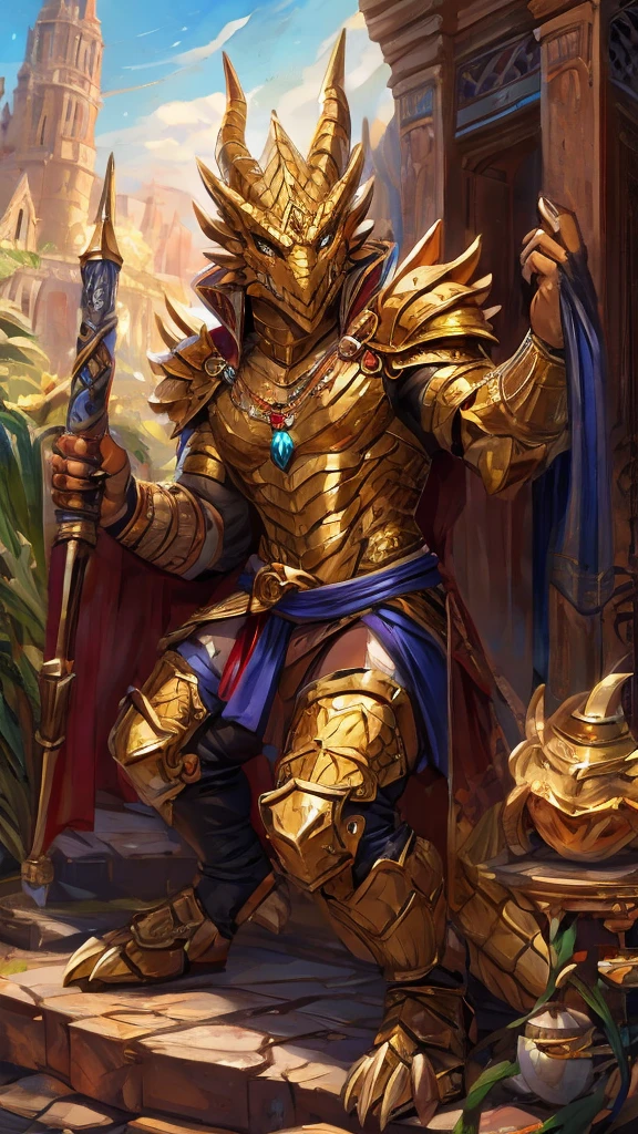 golden dragonborn
