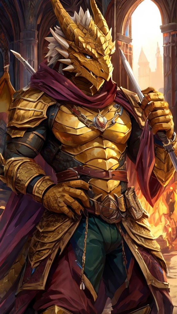golden dragonborn