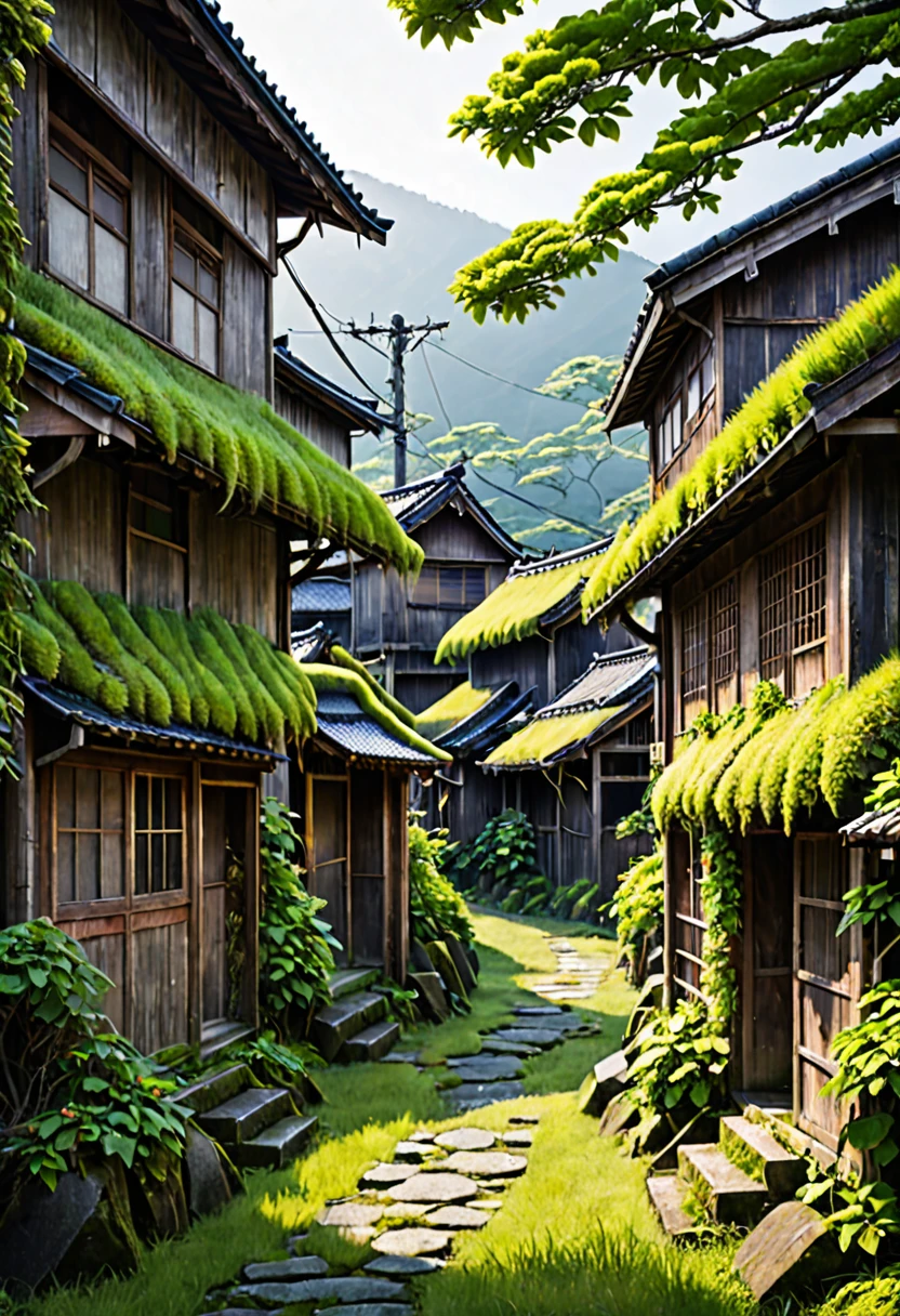 Abandoned Villages in Japan,Blend in with nature,Fantasy,Last of Us