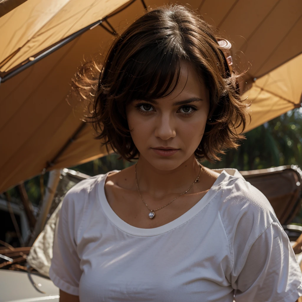 woman in te hurricane