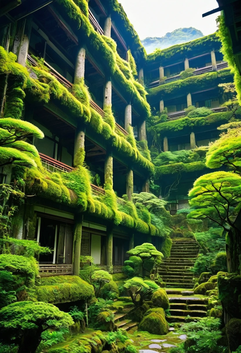 Ruins of the Japan,Blend in with nature,Fantasy,Last of Us,and,hostel,