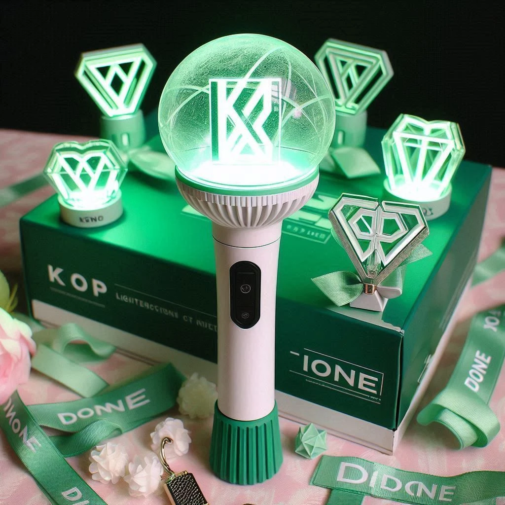 Photo lightstick with the name YUYU Beautiful design.