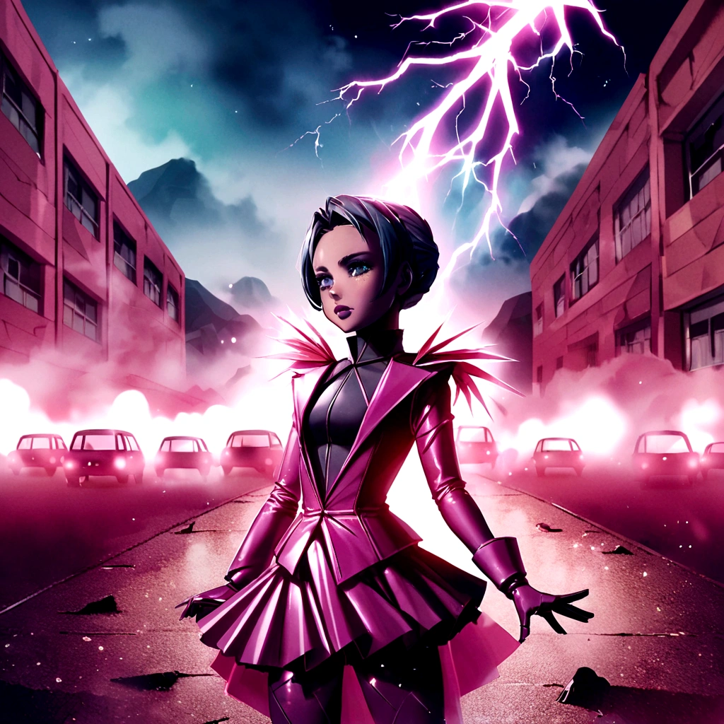 I need pictures of a girl with thunder power in the form of the Thunder Power Girl story