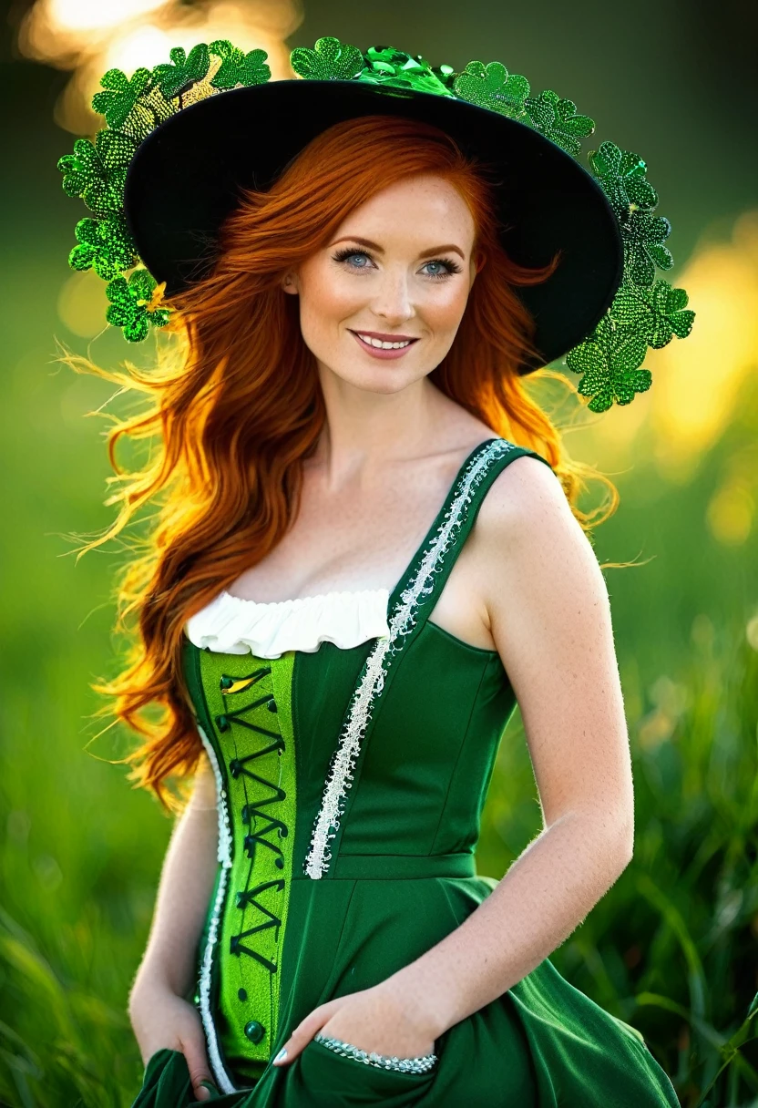 cute Irish redhead lady