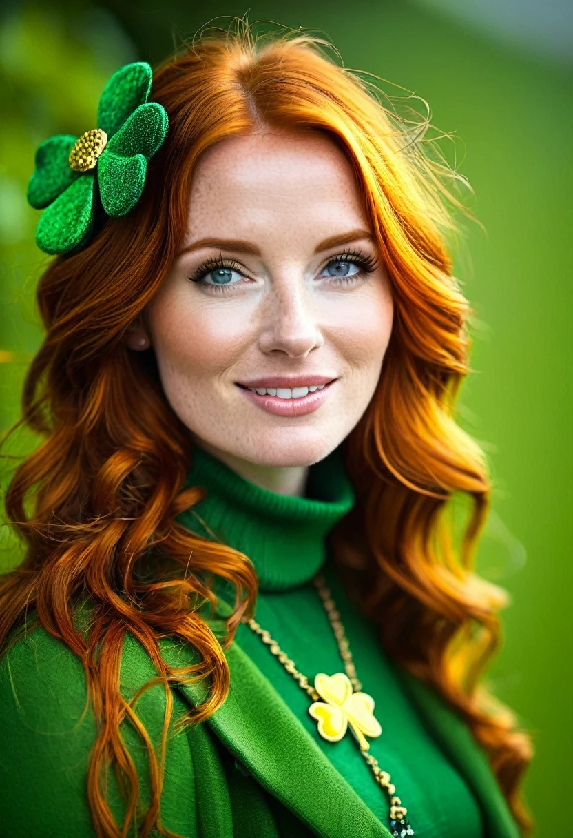 cute Irish redhead lady