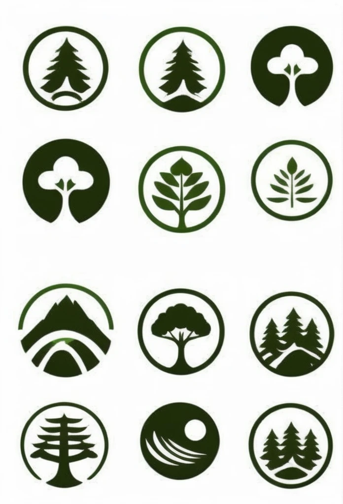 Logos of Japanese companies
The color is moss green
Rich forest, nature, forest, healing, comfortable logo
Pretty cool design
chic and modern design
monotone
The background is white