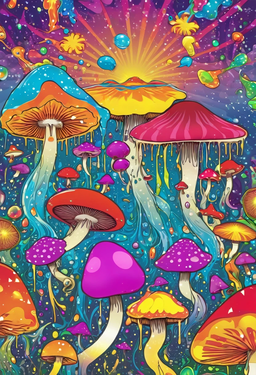lsd，Drip，psychedelic，mushroom