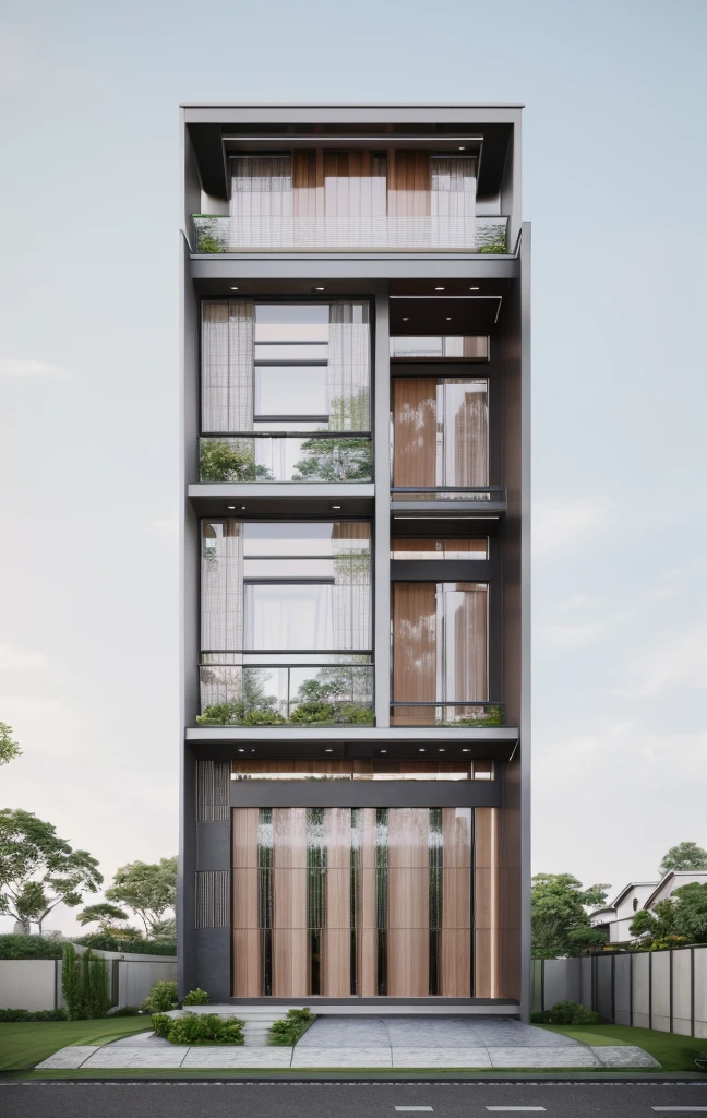 (masterpiece, best quality:1.2), 1villa, a rendering of a modern house with a lot of windows, architectural visualization, residential, architectural rendering, high quality rendering, wide angle exterior 2022, overall architectural design, rich house, 8k vray render, concept house, very realistic render, exterior design, precise architectural rendering, highly detailed architecture, gang house, quality rendering, ”ultra realistic