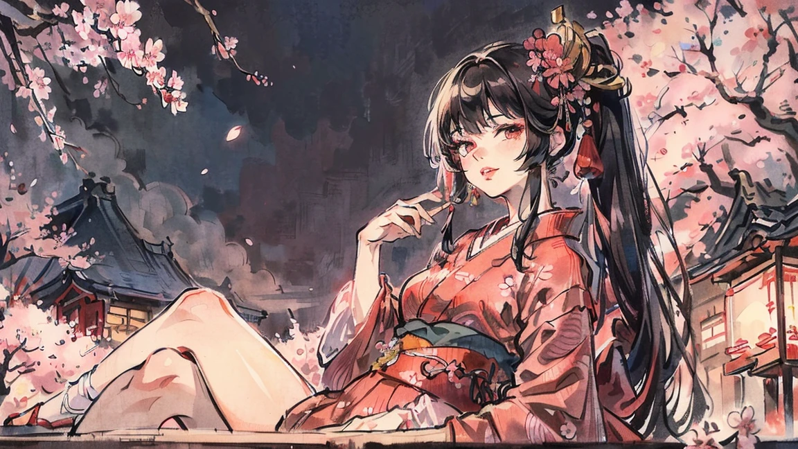 (((Oiran))),(((Prostitute))), Flashy kimono,hair ornaments, Scenery of kyoto,(((night))),(((night))),(((night))),(((night))),(((night))),(((night))),(((night))),(((night))),(((night))),(((night))),(((night))),(((night))),(((night))),(((night))),(((night))),(((night))),(((night))),(((night))),(((night))),(((night))),(((night))),(((night))),(((night))),(Lips are red:1.5)、  (((Watching the cherry blossoms))), (((Watching the cherry blossoms))),(((Watching the cherry blossoms))), (((Watching the cherry blossoms))),  (((Watching the cherry blossoms))),(((Watching the cherry blossoms))),20-year-old, Watercolor, masterpiece, Highest quality, Very delicate and beautiful girl,Very delicate and beautiful, world masterpiece theater, Super detailed, Very detailedな, Highest quality,(((赤いFlashy kimono)))。(((赤いFlashy kimono)))。(((赤いFlashy kimono)))。(((赤いFlashy kimono)))。(((赤いFlashy kimono)))。(((赤いFlashy kimono)))。(((赤いFlashy kimono)))。(((Don&#39;t draw hands))),(((Don&#39;t draw hands))),(((Don&#39;t draw hands))),(((Don&#39;t draw hands))),(((Don&#39;t draw hands))),(((Don&#39;t draw hands))),(((Don&#39;t draw hands))),(((Don&#39;t draw hands))),(((Don&#39;t draw hands))),(((Don&#39;t draw hands))),(((Don&#39;t draw hands))),(((Don&#39;t draw hands))),(((Don&#39;t draw hands))),(((Don&#39;t draw hands))),(((Don&#39;t draw hands))),(((Don&#39;t draw hands))),(((Don&#39;t draw hands))),(((Don&#39;t draw hands))),(((赤いFlashy kimono)))。 (((Black Hair))), (((Black Hair))), (((Black Hair))), (((Cherry tree))), (((Cherry tree))), (((Cherry tree))), (((Cherry tree))), (((Upper Body))), (((Upper Body))), (((Upper Body))), (((Upper Body))), (((Upper Body))), (((Upper Body))), High resolution, Very detailed,5 girls, Highest quality, figure, masterpiece, Highest quality, Accuracy, A woman in her twenties from the late Edo period.。(((赤いFlashy kimono)))。 。In the style of old Japanese paintings with low saturation、The women look like modern anime characters..、She has a bit of Kabuki makeup on..。Strong 2D feel。night。night。night。night。night。night。night。night。background, たくさんの花びらが散っている大きなCherry tree、(((Huge full moon))),(((Huge full moon))),(((Huge full moon))),(((Huge full moon))),(((from side))),(((from side))),(((from side))),(((from side))),(((from side))),(((from side))),(((tobacco pipe with metal tipped stem)))