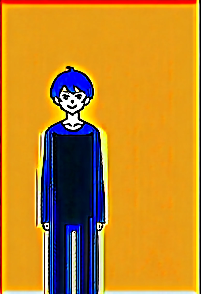 ((very tall girl)), 1 girl, full height, black very short hair, small breasts, in a long ((((black)))) leather raincoat, raincoat unbuttoned, small breasts, gray eyes, smiling, T-shirt and pants under the raincoat, holding a long shovel in his hand, 1 girl in the frame, black raincoat, 1 shovel, gloomy background
