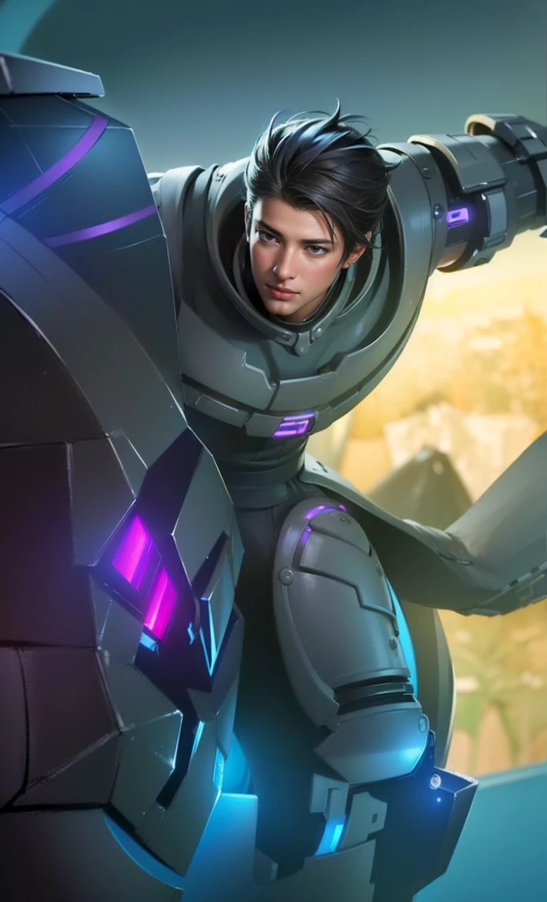 masculine male, masterpiece, ((perfect eyeest quality, (semirealism:1.9), beautiful lighting, (extremely detailed CG unity 4k fhd wallpaper), High Detail, Sharp focus, dramatic outdoors, 1 boy ,19 years old, blue eyes, smile, royal matador, blindfold.