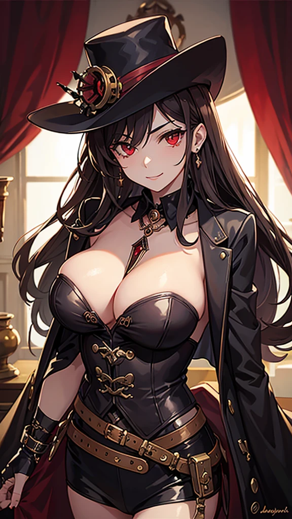  A vampire , steampunk style