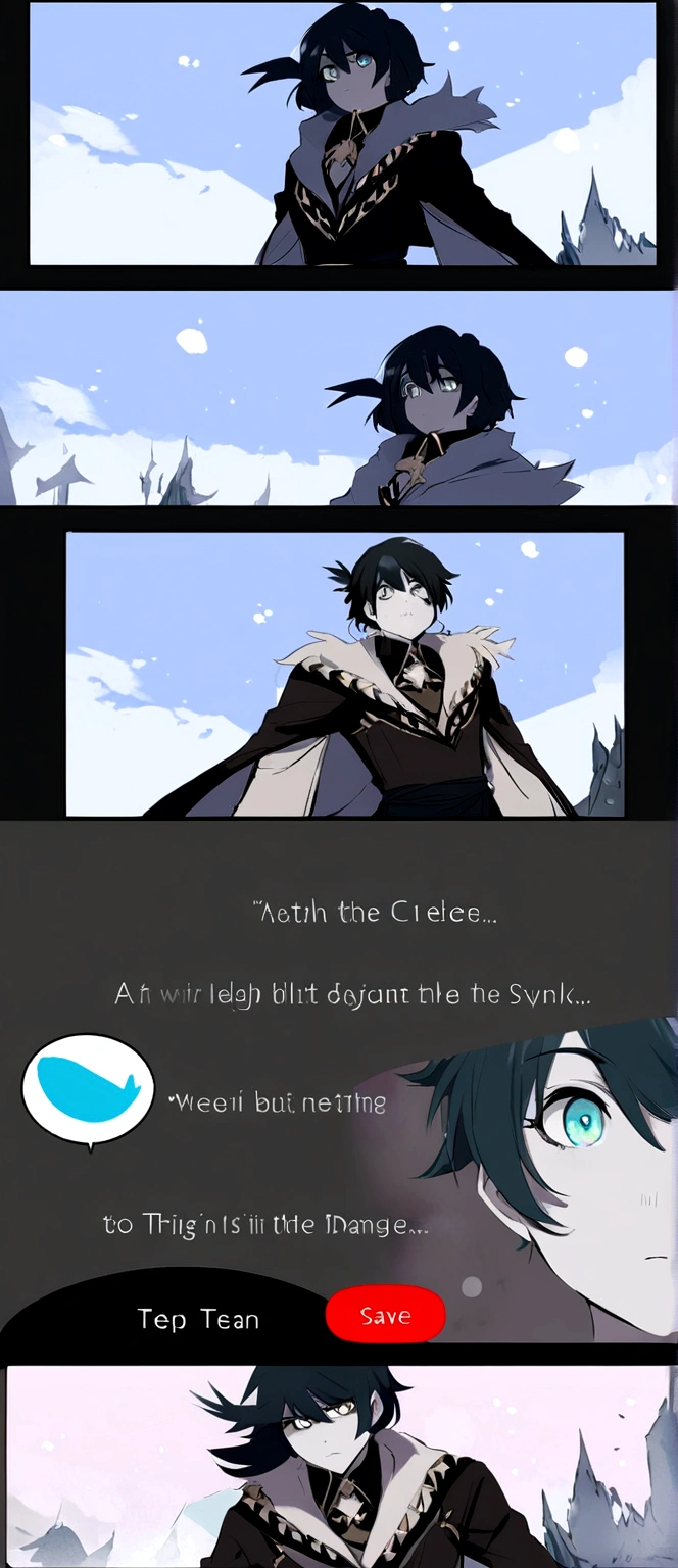 Crie in the same style, but with the face closer, in the same style