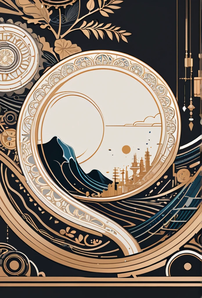 Vector Art, Minimalism, graphic design aesthetics, flat illustration, masterpiece, best quality, perfect composition, very aesthetic, ultra-detailed, intricate details, Professional, official art, Representative work