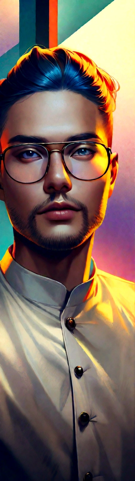 Change Background Handsome Boy, realistic