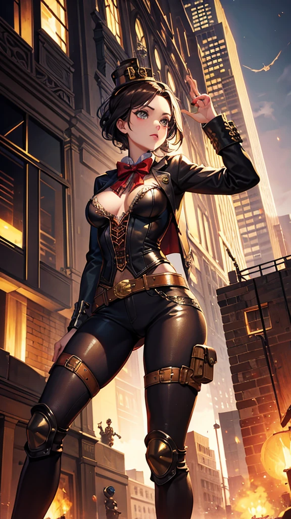 Spiderwomam, steampunk style