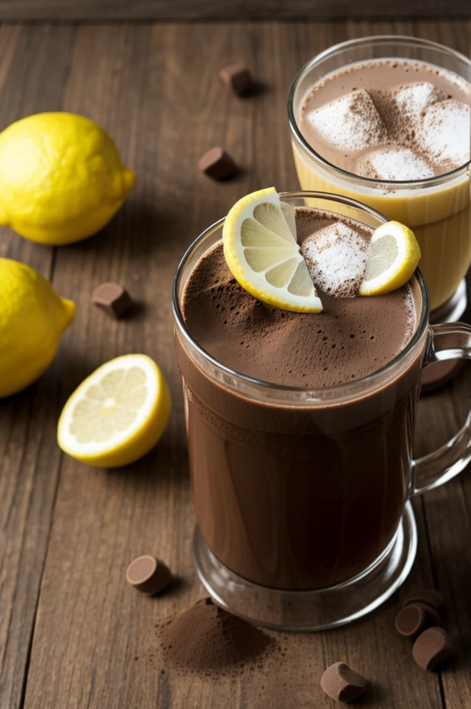 A cocoa lemonade
