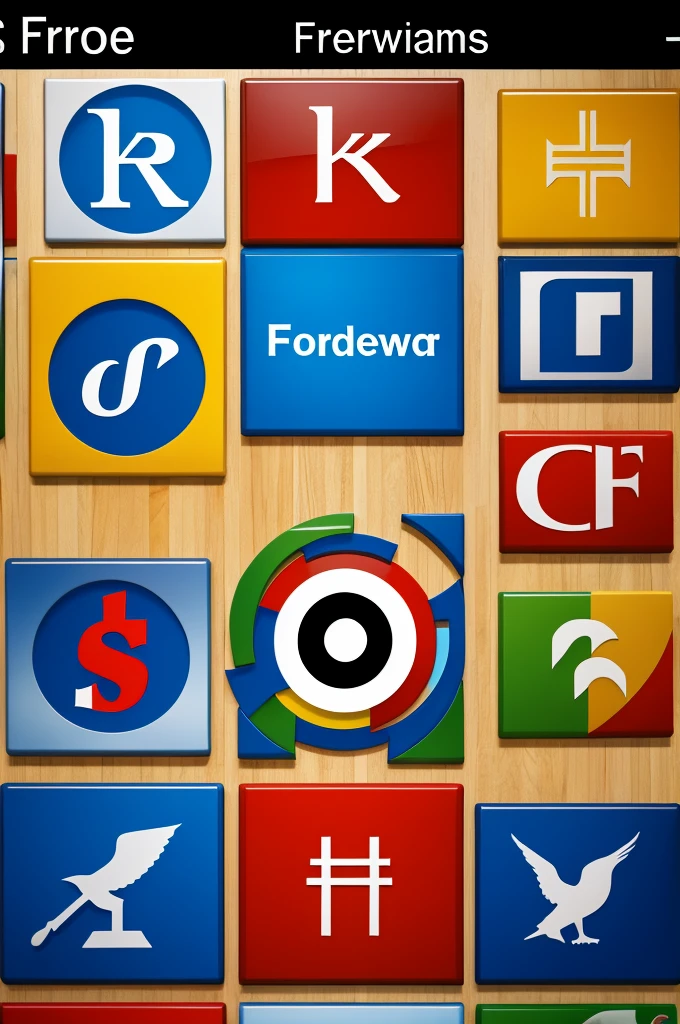 image of the four freedoms of free software represented with icons or symbols