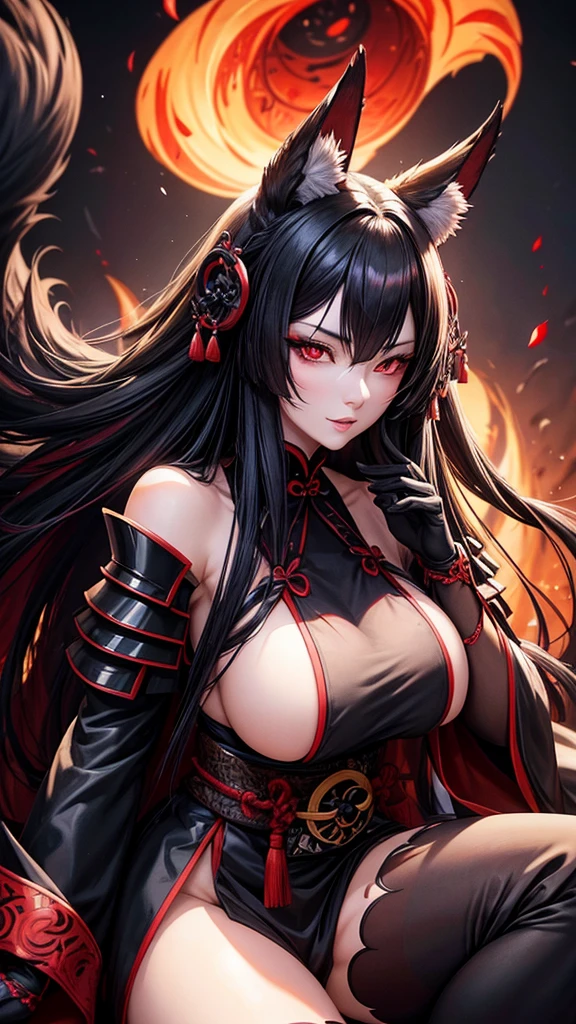 Close-up of a woman with a face, painted with Chinese characters, stunning anime face portrait, Alice X. Zhang, Anime Illustrations, Ian J., detailed Anime Illustrations, anime abstract art, with red eyes, japanese art style, detailed painting 4k, anime cyberpunk art, anime art wallpaper 4k, Anime Art Wallpaper 4k, by Ni Zana
