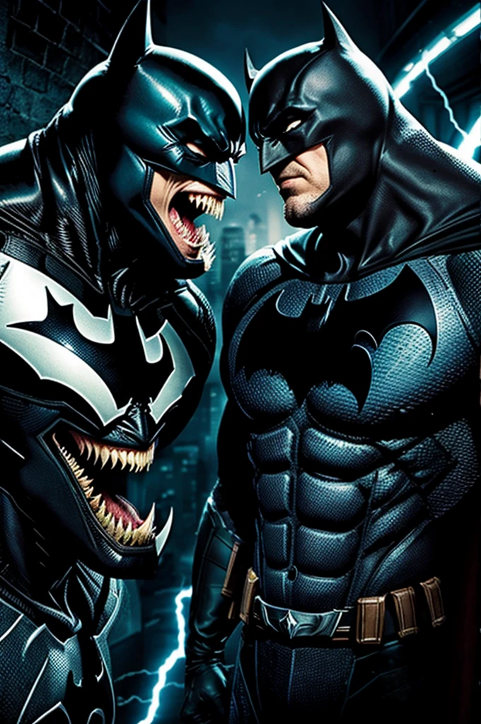 Batman de DC vs Venom de Marvel