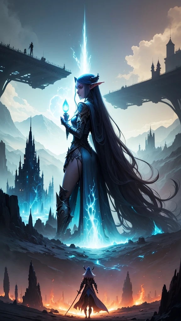 A hopeless future world with dimensional rifts. A journey to burn down the elves who use magic and power.
