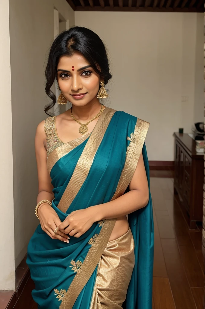 Indian aunty saree