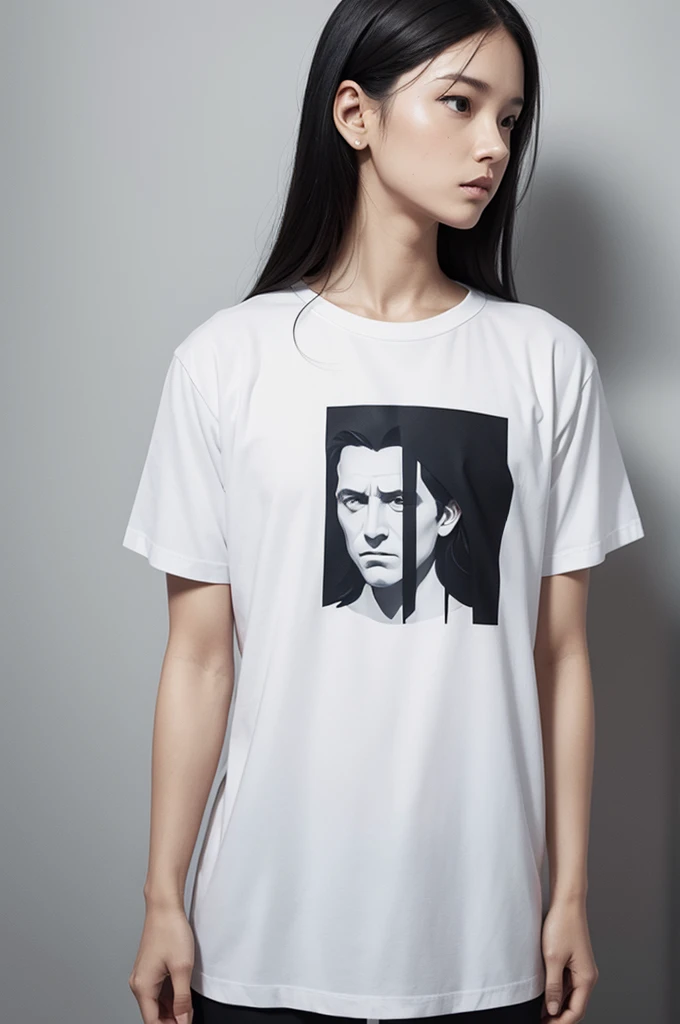 Make a unisex shirt with the prisoner of Christ theme in a minimalist design