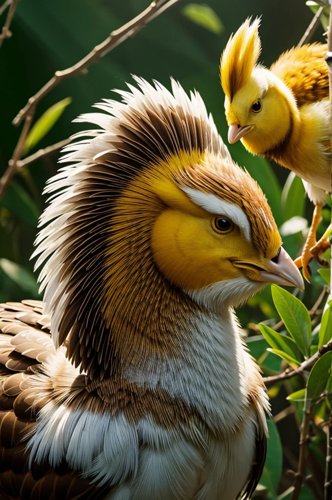 Mythological animal of a chick