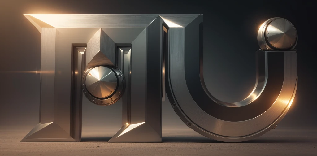 Metallic realistic logo "Spinner"