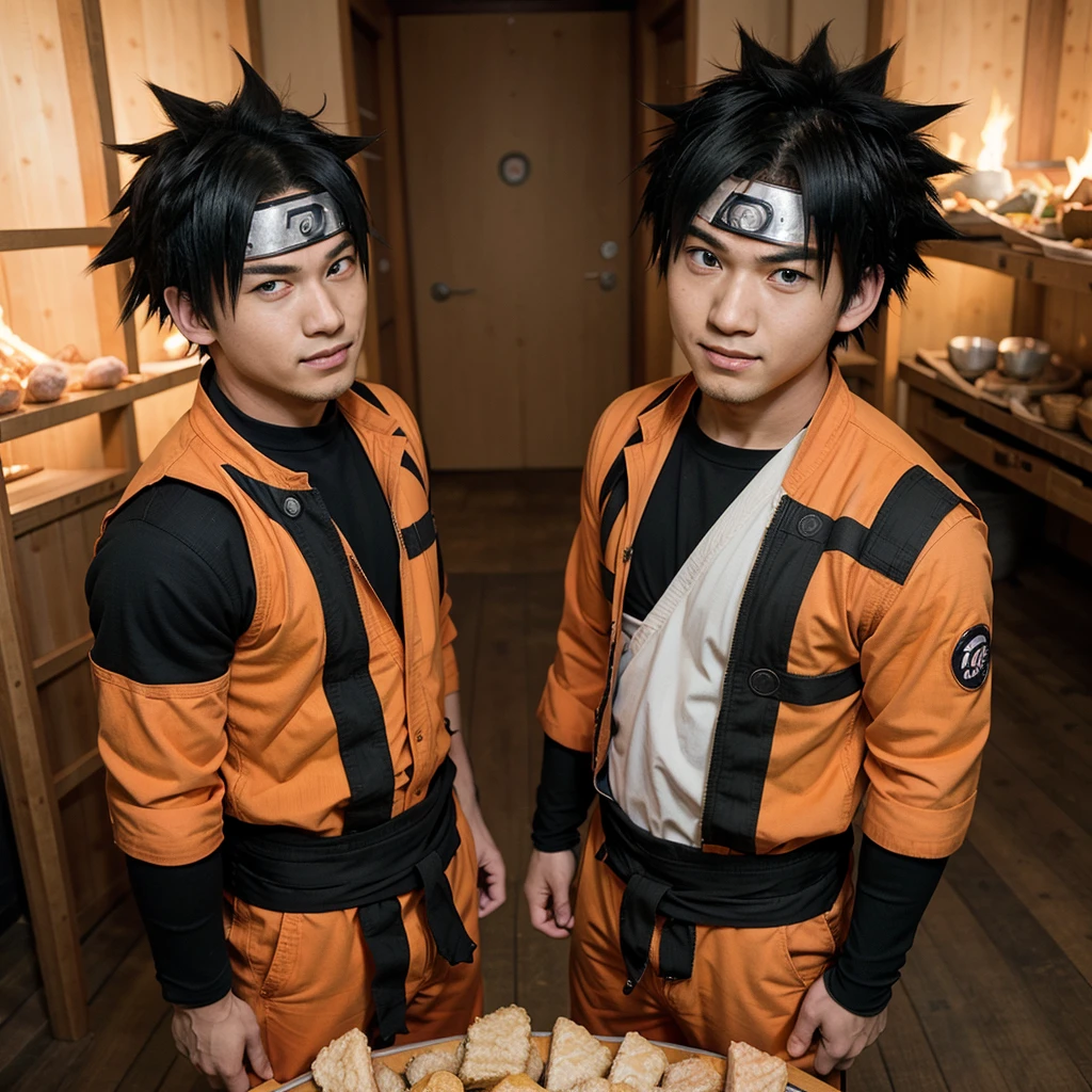 Describe the character of Naruto if he were in the anime Goku