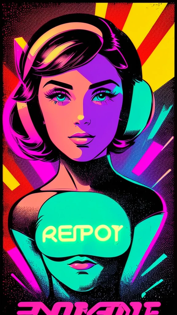 RETRO ART STYLE, NEON_POP ART STYLE, ART STYLE
